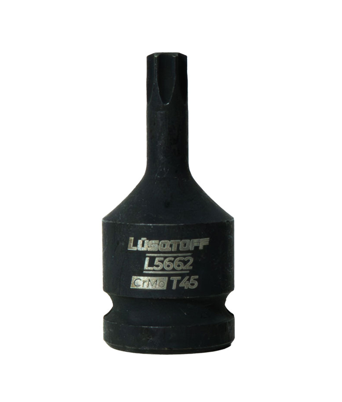 Tubo Bocallave De Impacto Punta Torx T45 Encastre 1/2" Lusqtoff L5662