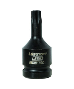 Tubo Bocallave De Impacto Punta Torx T50 Encastre 1/2" Lusqtoff L5663