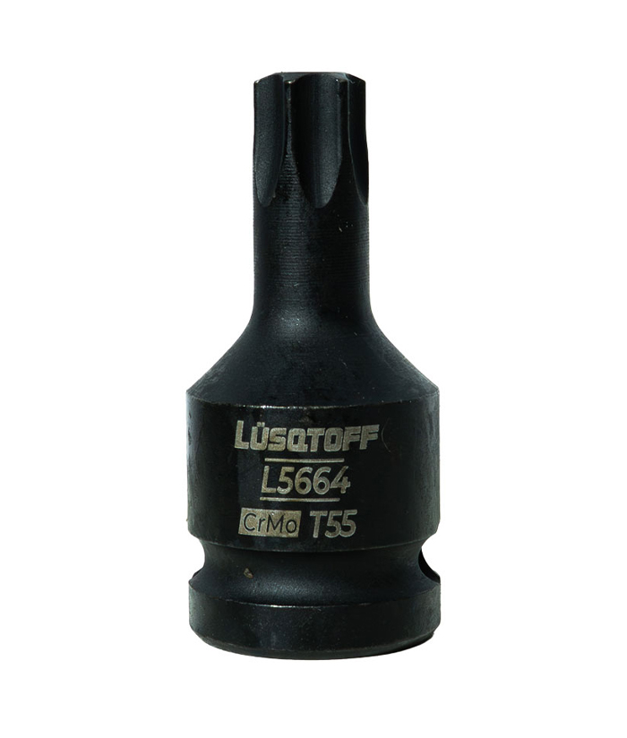 Tubo Bocallave De Impacto Punta Torx T55 Encastre 1/2" Lusqtoff L5664