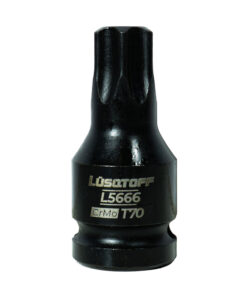 Tubo Bocallave De Impacto Punta Torx T70 Encastre 1/2" Lusqtoff L5666