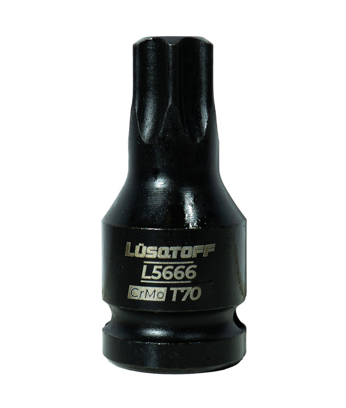 Tubo Bocallave De Impacto Punta Torx T70 Encastre 1/2" Lusqtoff L5666