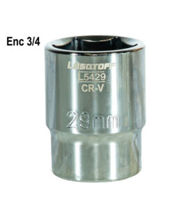 Tubo Bocallave Hexagonal 29mm Encastre 3/4" Milimétrico Lusqtoff L5429