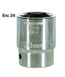 Tubo Bocallave Hexagonal 30mm Encastre 3/4" Milimétrico Lusqtoff L5430