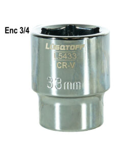 Tubo Bocallave Hexagonal 33mm Encastre 3/4" Milimétrico Lusqtoff L5433