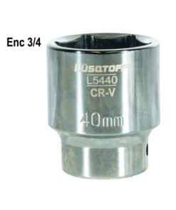 Tubo Bocallave Hexagonal 40mm Encastre 3/4" Milimétrico Lusqtoff L5440