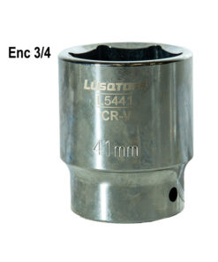 Tubo Bocallave Hexagonal 41mm Encastre 3/4" Milimétrico Lusqtoff L5441
