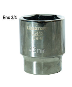 Tubo Bocallave Hexagonal 42mm Encastre 3/4" Milimétrico Lusqtoff L5442
