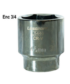 Tubo Bocallave Hexagonal 46mm Encastre 3/4" Milimétrico Lusqtoff L5446