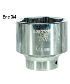 Tubo Bocallave Hexagonal 65mm Encastre 3/4" Milimétrico Lusqtoff L5465