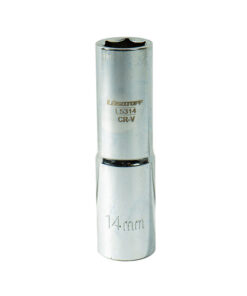 Tubo Bocallave Largo Hexagonal 14mm Encastre 1/2" Milimétrico Lusqtoff L5314
