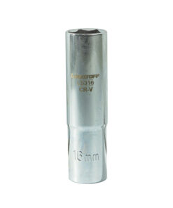 Tubo Bocallave Largo Hexagonal 16mm Encastre 1/2" Milimétrico Lusqtoff L5316