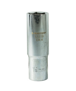 Tubo Bocallave Largo Hexagonal 19mm Encastre 1/2" Milimétrico Lusqtoff L5319