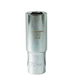 Tubo Bocallave Largo Hexagonal 20mm Encastre 1/2" Milimétrico Lusqtoff L5320