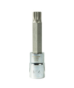 Tubo Bocallave Con Punta Multiestría Multimétrico M14 Encastre 1/2" Lusqtoff L5384