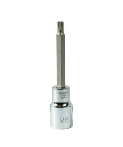 Tubo Bocallave Con Punta Multiestría Multimétrico M6 Encastre 1/2" Lusqtoff L5380