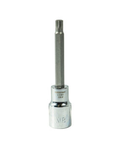 Tubo Bocallave Con Punta Multiestría Multimétrico M8 Encastre 1/2" Lusqtoff L5381