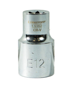 Tubo Bocallave Torx Hembra E12 Encastre 1/2" Lusqtoff L5352