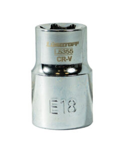Tubo Bocallave Torx Hembra E18 Encastre 1/2" Lusqtoff L5355