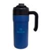 Vaso Térmico Travel Mug Con Manija Y Tapa 650ml Blanco Broksol TER-VAS650AZ