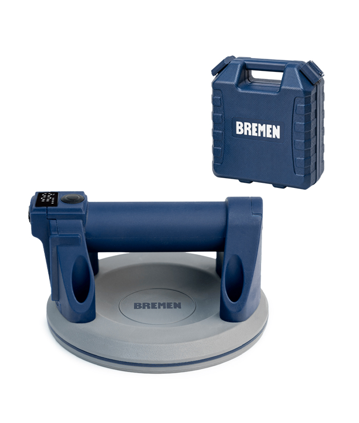 Sopapa Ventosa A Batería Inalámbrica 100 kilos 150 mm Recargable Usb C Simple Liberación Rápida Eléctrica Bremen 8673