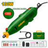Minitorno Eléctrico  130W 220V 3.2 mm + 52 Accesorios + Flexible Jadever JDRY1D131-4 Verde