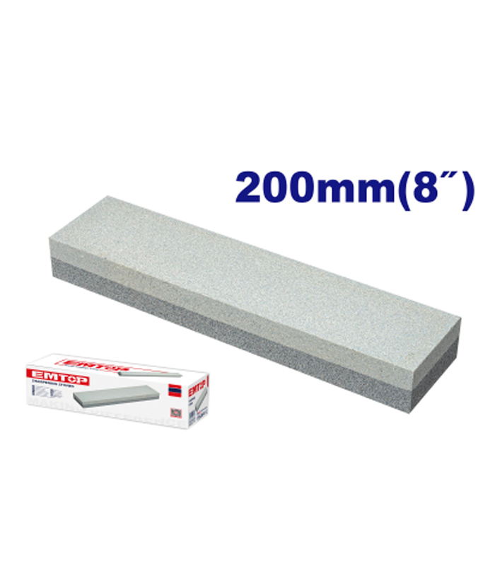 Piedra de Afilar Afilado Óxido de Aluminio Combinada Doble Grano 120 - 240 Emtop ESST082001