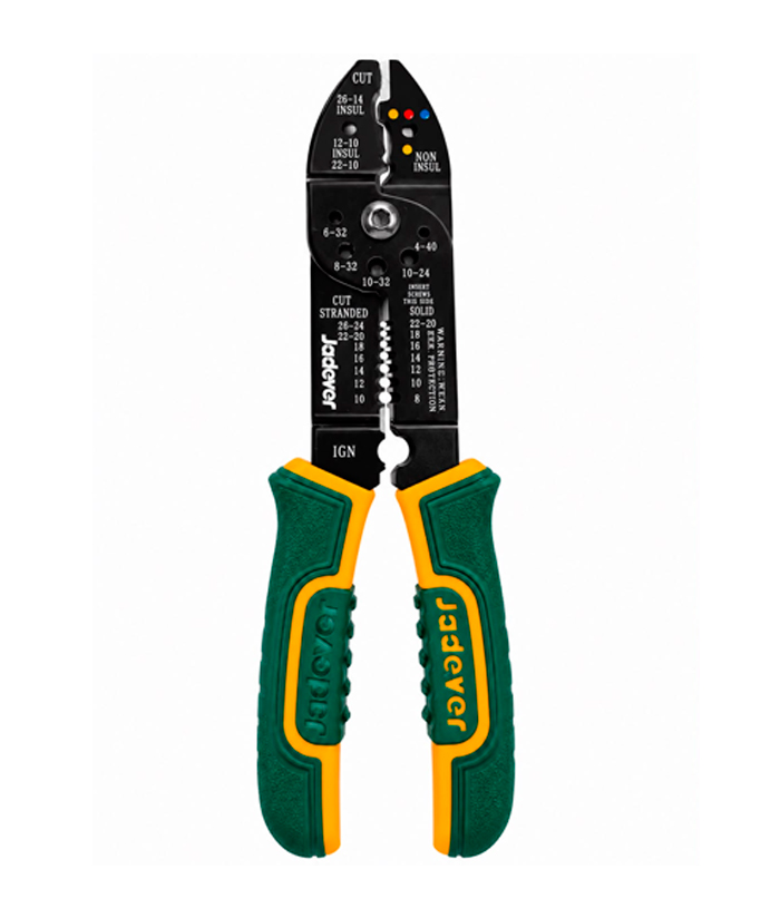Pinza Alicate Pelacables Manual 8,5" 215mm Corte De Tornillos Y Alambre Jadever JDPL5685 - Imagen 2
