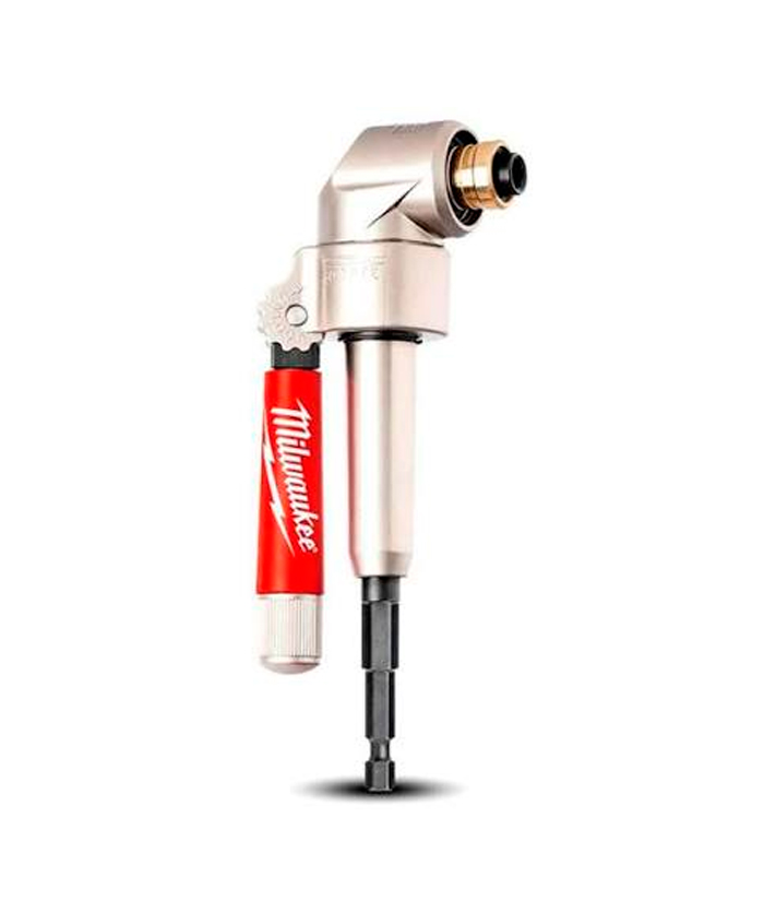 Adaptador Mandril Cabezel Angular 90º Angulo Recto Para Atornillador Encastre 1/4" Milwaukee 49228510