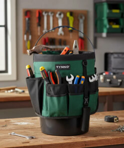 Alternative view of Funda Organizadora Bolso Porta Herramientas Reforzado Para Baldes de 20 Litros Rynno Verde/Negro RY-B700