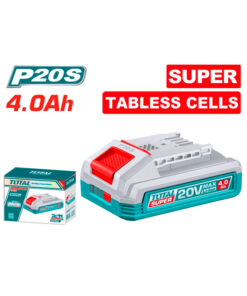 Batería de Litio 20V 4.0 Ah Amper P20S Tabless Total TFBLI2123 Celeste