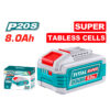 Batería de Litio 20V 8.0 Ah Amper P20S Tabless Total  TFBLI2158 Celeste