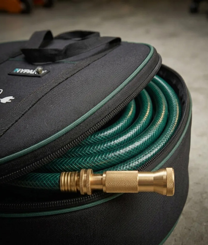 Bolso Organizador Porta Cables Mangueras 400mm Electricistas Rynno Verde/Negro RY-E100 - Imagen 5