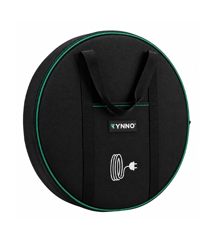 Bolso Organizador Porta Cables Mangueras 400mm Electricistas Rynno Verde/Negro RY-E100