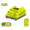 Cargador 20V 2.0Ah Amper P20s Dyllu DTFCP518-4 Verde