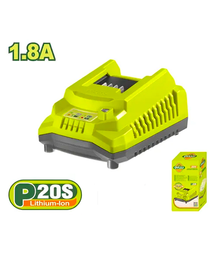 Cargador 20V 2.0Ah Amper P20s Dyllu DTFCP518-4 Verde