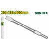 Cincel SDS Encastre Hexagonal Punta Plana 30 x 35 x 400mm Jadever JDGZ3107
