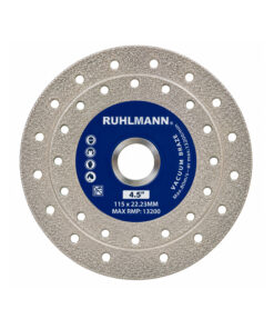 Disco Diamantado De Corte Mármol Granito Baldosa Cerámica Vidrio Multimaterial 115mm Ruhlmann RU15311