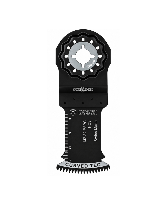 Hoja de Corte Accesorio Para Sierra Oscilatoria Oscilante Multifunción Multiuso Multimaterial Multiherramienta Para Madera AIZ 32 BSPC 32 X 50mm Bosch 2608669243