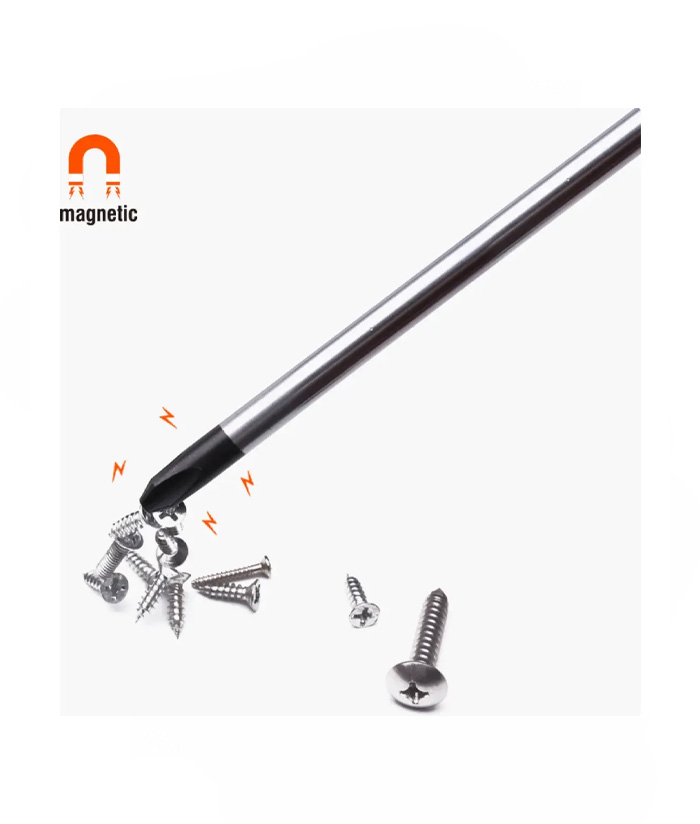 Juego Set Kit de Destornilladores Phillips Planos x 10 Piezas Harden 550395 - Imagen 3