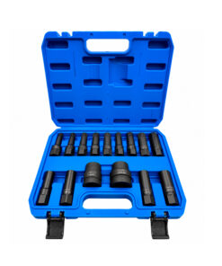 Juego Set Kit Tubos De Impacto Largos Torx Allen Encastre 3/4" y 1" 15 Piezas Ruhlmann RU43396