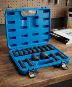 Alternative view of Juego Set Kit Tubos De Impacto Largos Torx Allen Encastre 3/4" y 1" 15 Piezas Ruhlmann RU43396