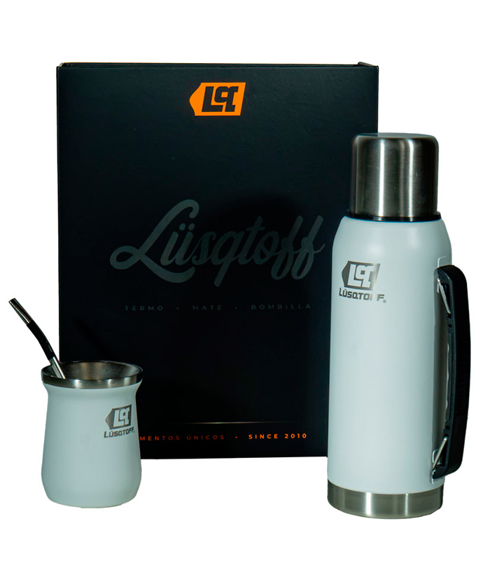 Juego Set Kit Combo Matero Termo Mate Y Bombilla Lusqtoff KMUL-9 - Imagen 2