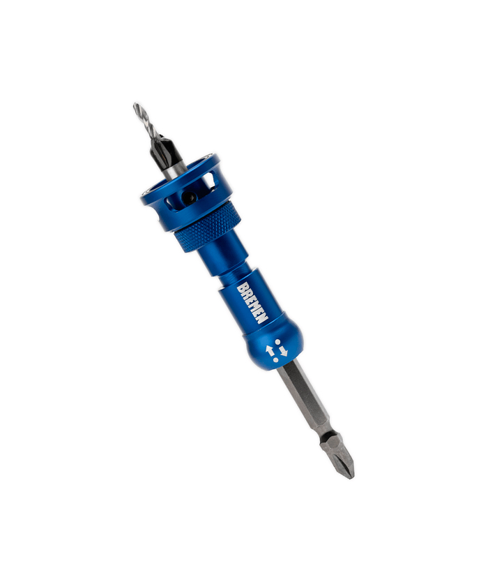 Repuesto Para Mecha Broca Biseladora Avellanadora Con Cambio Rápido Con Tope Para Madera Encastre 1/4" 3.2mm x 9.5 mm Bremen 8965 - Imagen 2