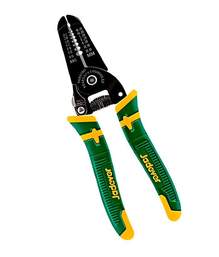 Pinza Alicate Pelacables Manual 7" Corte 7 180mm Medidas Jadever JDPL5607 - Imagen 2