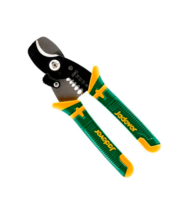 Pinza Alicate Pelacables Manual 7" 180mm Con Borde Para Cortar Alambre 4 Medidas Jadever JDPL5617 - Imagen 2