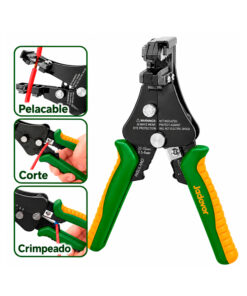 Pinza Pelacables Automático 7" 180mm 3 En 1 Corte Crimpeadora  Jadever JDBQ9601  