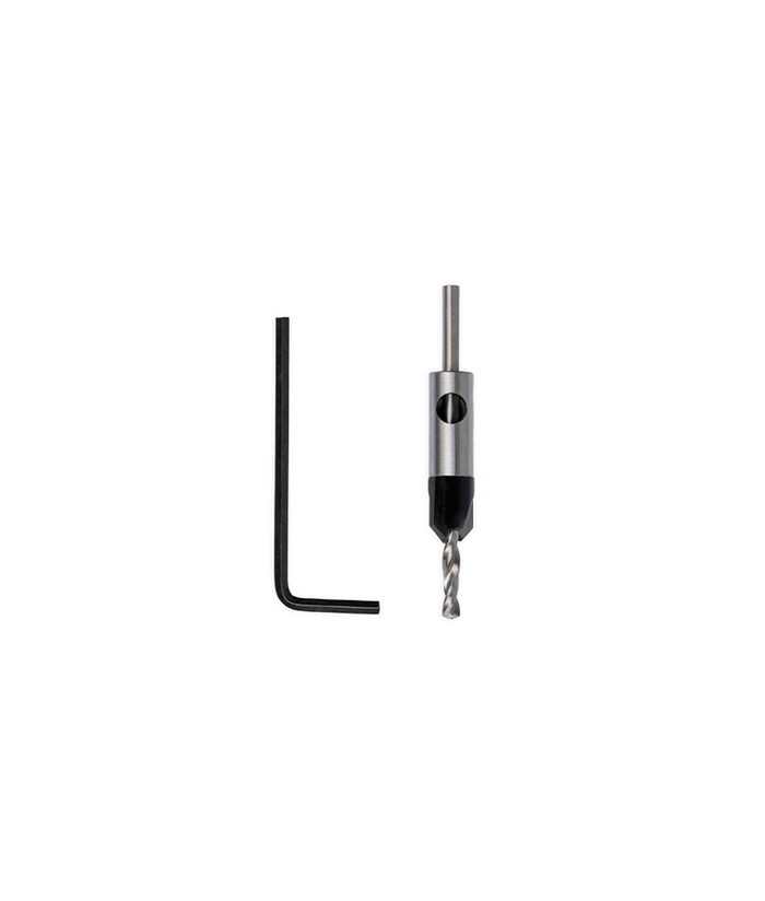 Repuesto Para Mecha Broca Biseladora Avellanadora Con Cambio Rápido Con Tope Para Madera Encastre 1/4" 3.2mm x 9.5 mm Bremen 8965