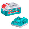 Juego Set Kit Batería 4.0ah + Cargador Rápido 2A 20V Total TFBCPK1012-4 Celeste